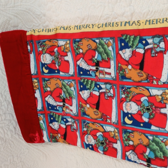 Homemade Jumbo Christmas Stocking Vintage - Picture 5 of 7